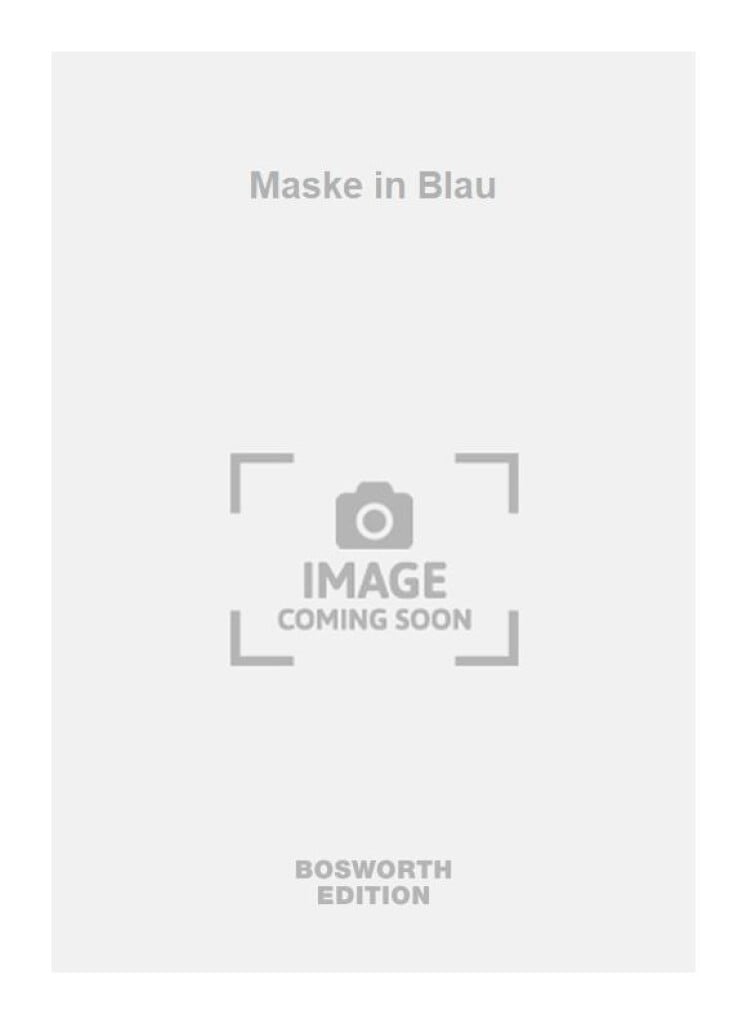 Maske in Blau